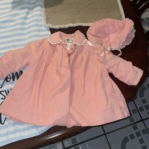 Baby pick jacket and cap